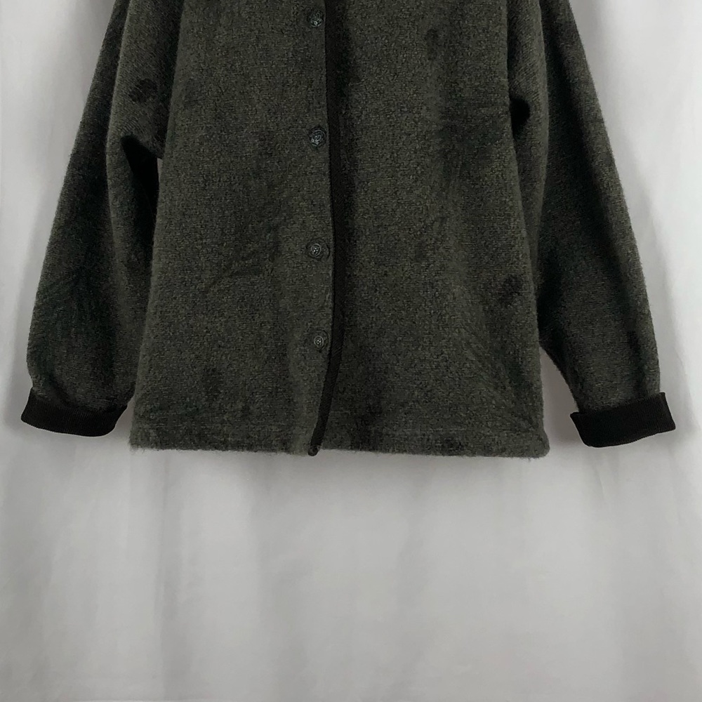 Artisans Fleece Button Front Jacket Pockets L - image 5